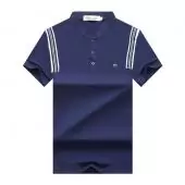 best lacoste t-shirt cheap shoulder stripe blue